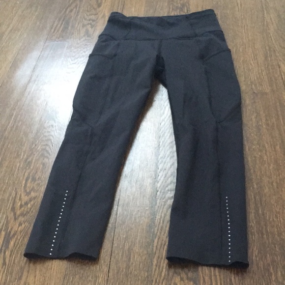 Lululemon Black Capris - Picture 3 of 5